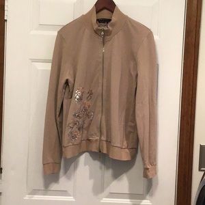 Gently used dressy sweatshirt.